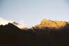(c) Copyright - Raphael Kessler 2011 - Peru - Choquekirao - Sun on mountain
