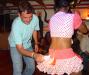 (c) Copyright - Raphael Kessler 2011 - Peru - Micha attempts to set fire to dancing Angela